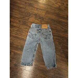Vintage Levis 550 Jeans Boys Relax Orange Tab USA 90s Sz:3